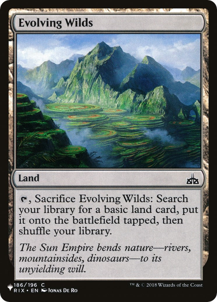 Evolving Wilds (RIX) (186) [LIST] - MTG Single