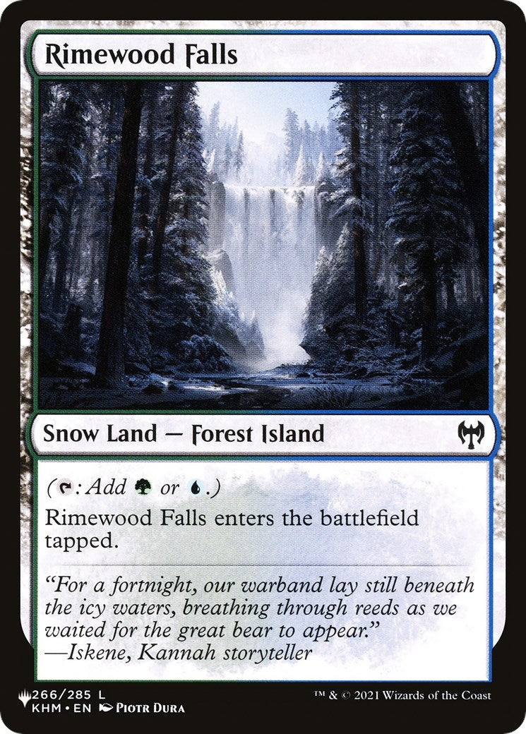Rimewood Falls (266) [LIST] - MTG Single