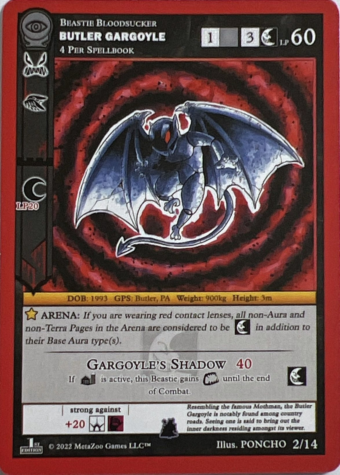 Butler Gargoyle (2) (SCE1E-RE) - MetaZoo Single