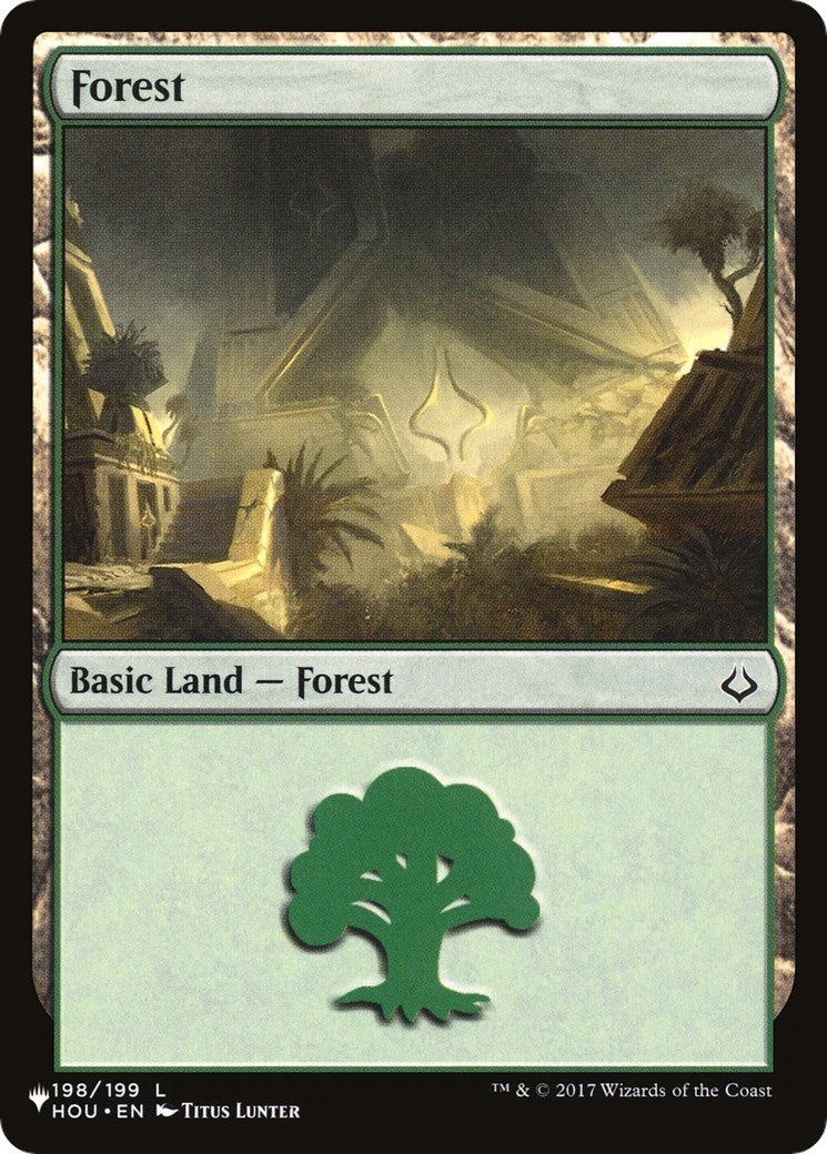 Forest (198) (198) [LIST] - MTG Single
