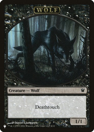 Wolf // Cat Double-Sided Token (0) [LIST] - MTG Single
