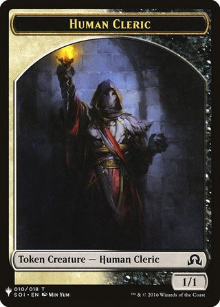 Human Cleric // Emblem - Arlinn Embraced by the Moon Double-Sided Token (0) [LIST] - MTG Single