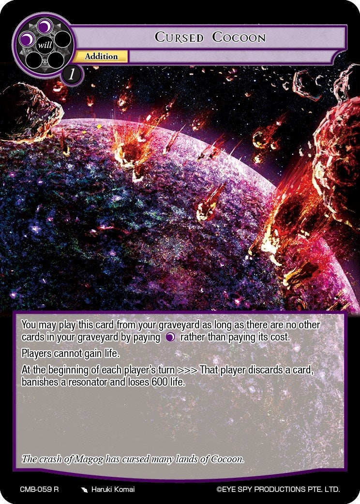 Cursed Cocoon (59) [CMB] - Force of Will Single