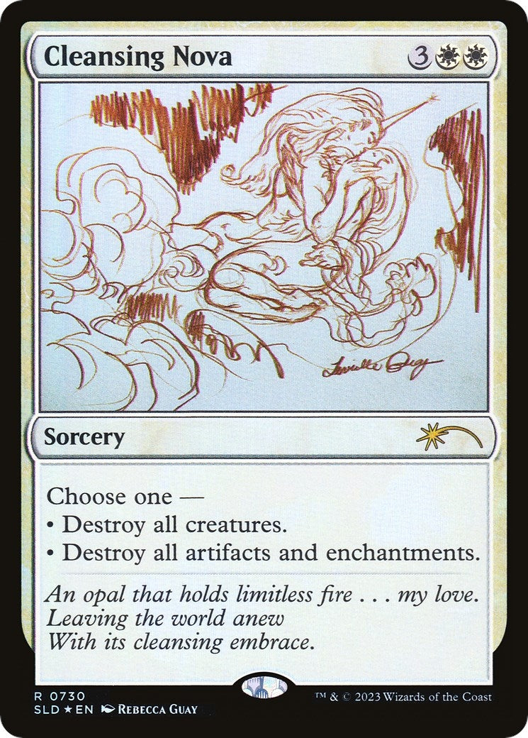 Cleansing Nova (Sketch Showcase) (730) [SLD] - MTG Single