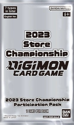2023 Store Championship Participant Pack [D-PR] - Digimon Card Game Sealed