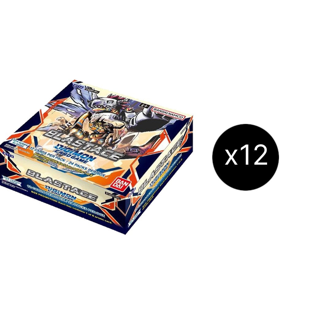 Blast Ace Booster Box Case [BT14] - Digimon Card Game Sealed