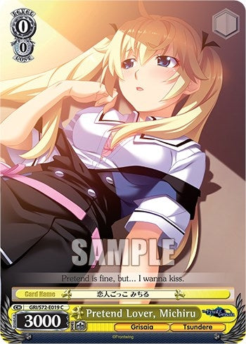 Pretend Lover Michiru (72019) [GRI/S72] - Weiss Schwarz Single