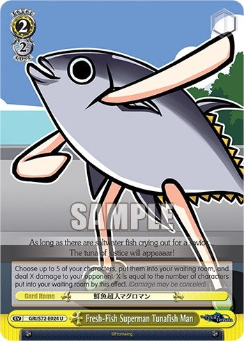 Fresh-Fish Superman Tunafish Man (72024) [GRI/S72] - Weiss Schwarz Single
