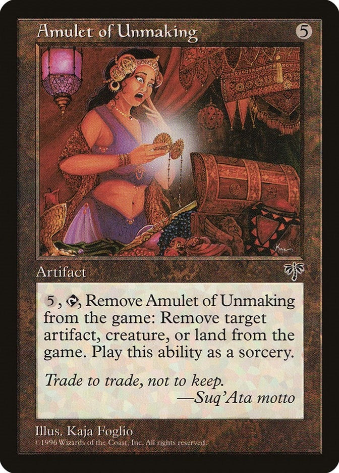 Amulet of Unmaking [MIR] - MTG Single