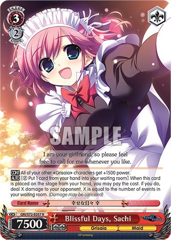 Blissful Days Sachi (72057) [GRI/S72] - Weiss Schwarz Single