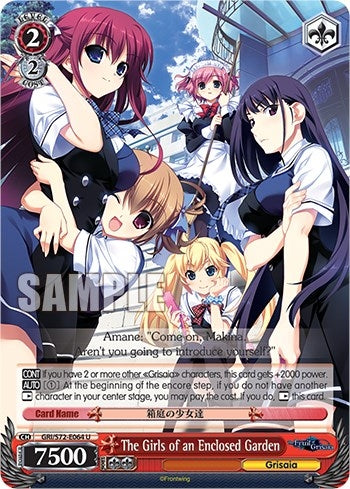 The Girls of an Enclosed Garden (72064) [GRI/S72] - Weiss Schwarz Single