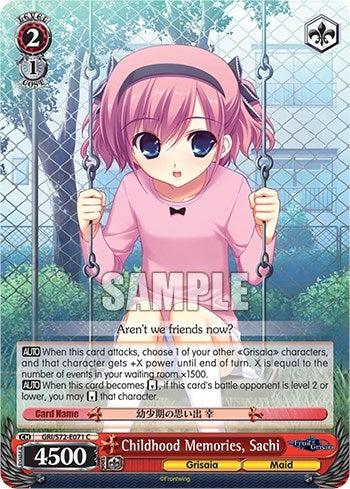 Childhood Memories Sachi (72071) [GRI/S72] - Weiss Schwarz Single