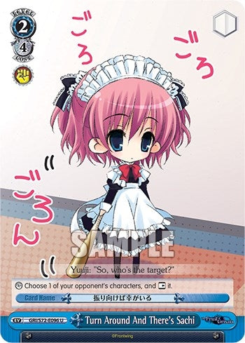 Turn Around And There’s Sachi (72096) [GRI/S72] - Weiss Schwarz Single