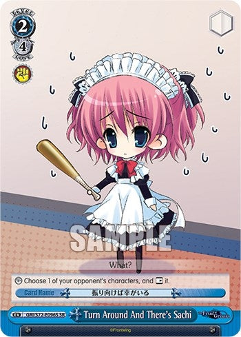 Turn Around And There’s Sachi (SR) (72096) [GRI/S72] - Weiss Schwarz Single