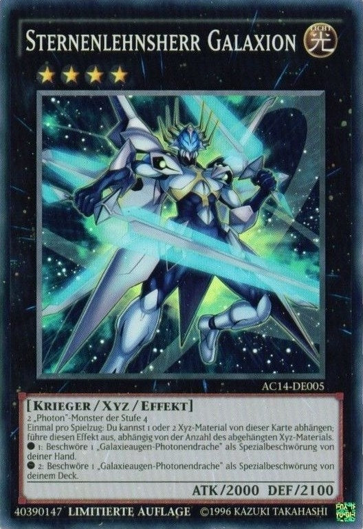 Starliege Lord Galaxion (German) - ’Sternenlehnsherr Galaxion’ (14005) (AC14) - YuGiOh Single