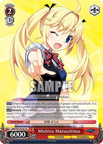 Michiru Matsushima (7216) [GRI/S72] - Weiss Schwarz Single