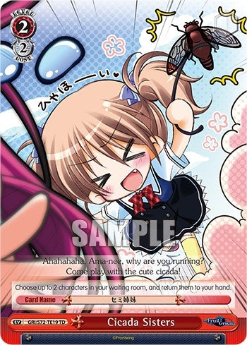 Cicada Sisters (7219) [GRI/S72] - Weiss Schwarz Single