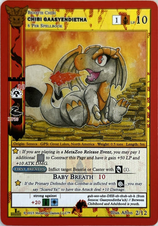 Chibi Gaasyendietha (2) (NATFE-RE) - MetaZoo Single