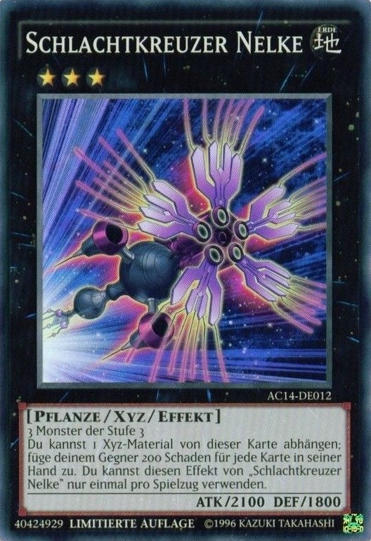 Battlecruiser Dianthus (German) - Schlachtkreuzer Nelke’ (14012) (AC14) - YuGiOh Single