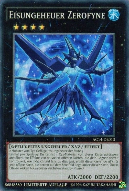 Ice Beast Zerofyne (German) - ’Eisungeheuer Zerofyne’ (14013) (AC14) - YuGiOh Single