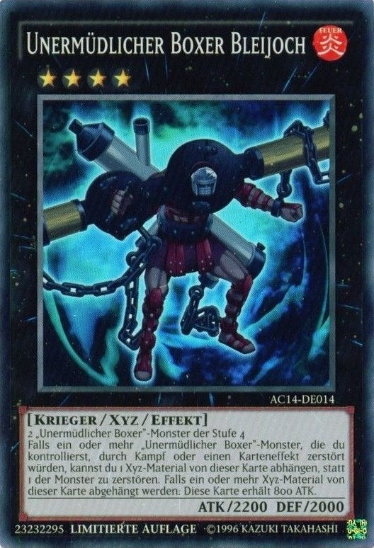 Battlin’ Boxer Lead Yoke (German) - ’Unermüdlicher Boxer Bleijoch’ (14014) (AC14) - YuGiOh Single