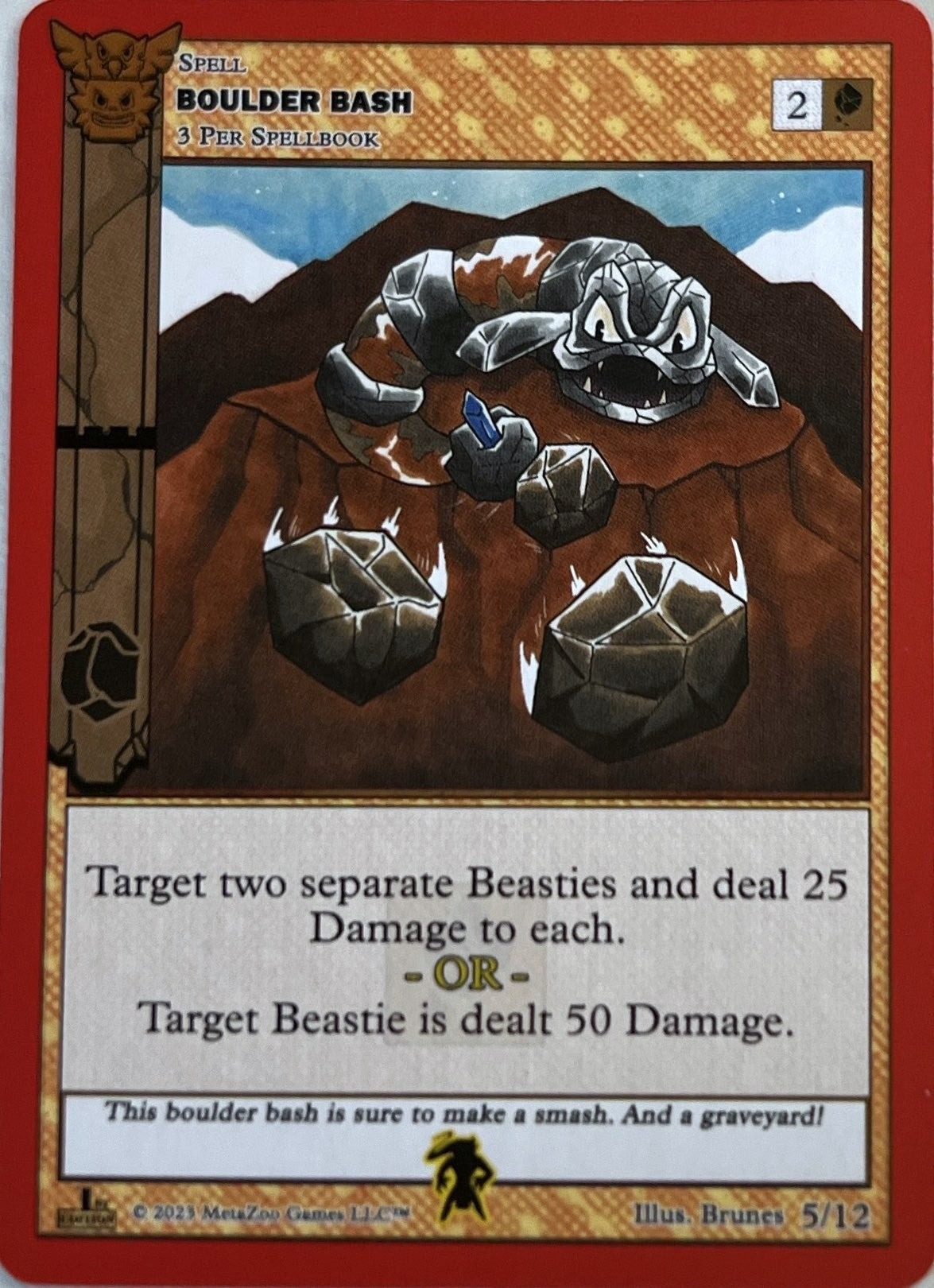 Boulder Bash (5) (NATFE-RE) - MetaZoo Single