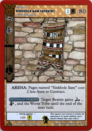 Sinkhole Sam Tapestry (6) (NATFE-RE) - MetaZoo Single