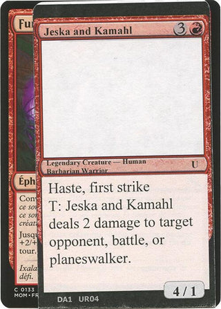 Jeska and Kamahl - MTG Single