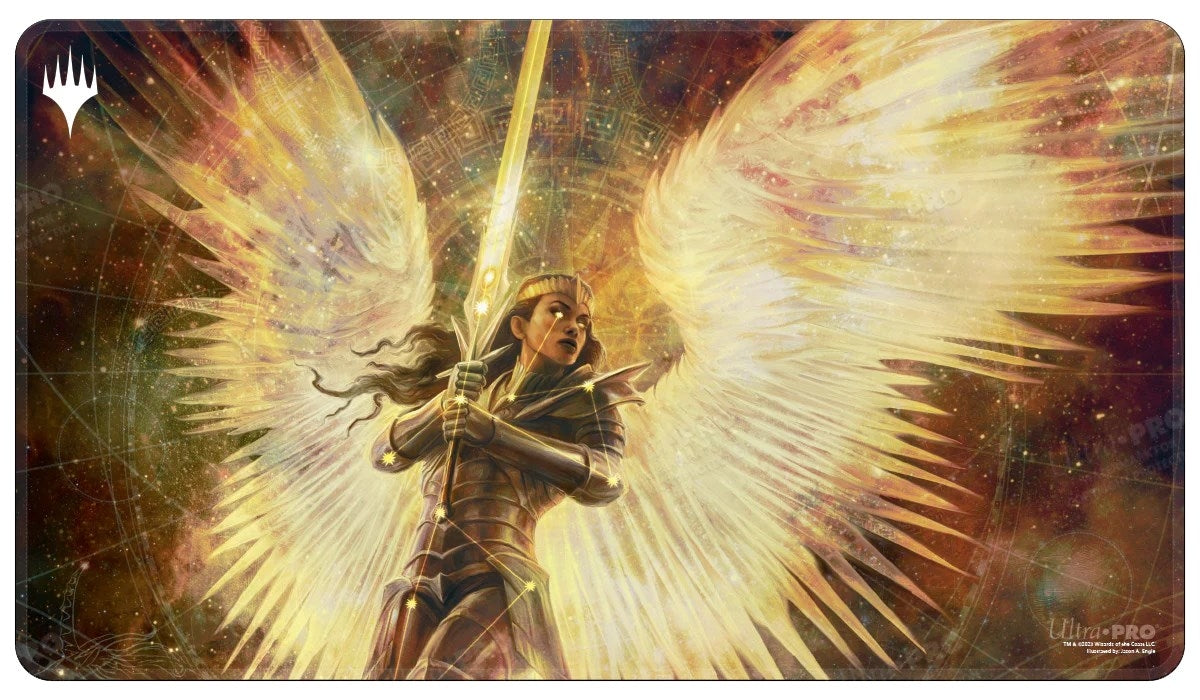 March of the Machine: the Aftermath Deification Standard Gaming Playmat for Magic: The Gathering - Playmats Sealed