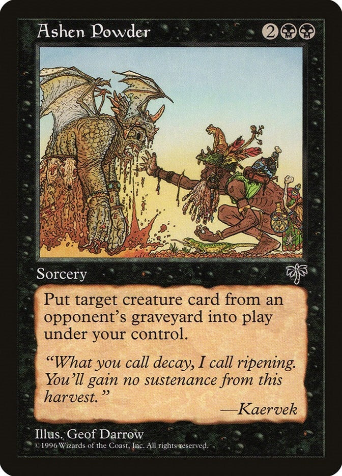 Ashen Powder [MIR] - MTG Single
