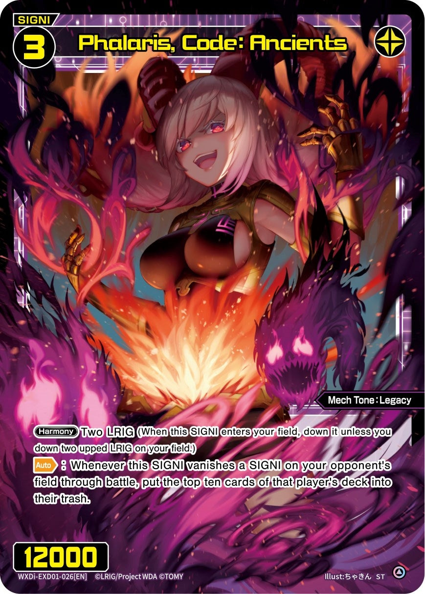 Phalaris Code: Ancients (1026) [WXDi-EXD01] - WIXOSS Single