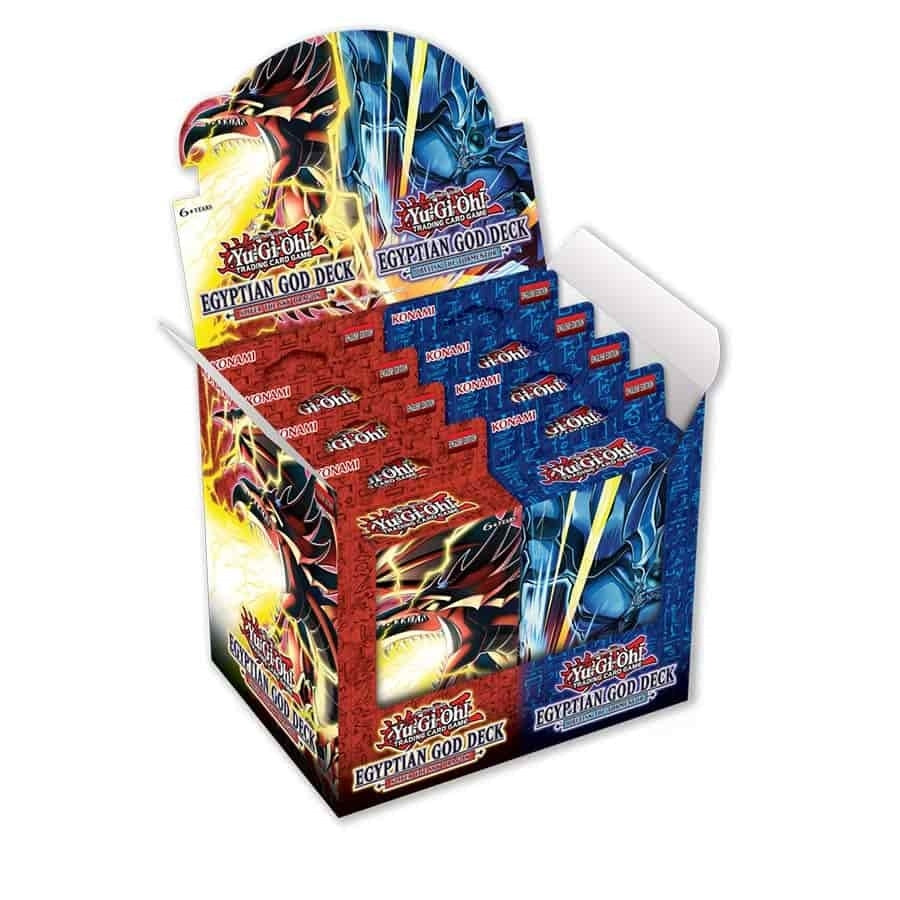 Egyptian God Deck Display - Slifer the Sky Dragon & Obelisk the Tormentor [Unlimited Edition] (EGS1) - YuGiOh Sealed