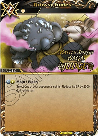 Drowsy Fumes (Judge Pack Vol. 1) (4016) [BSSP] - Battle Spirits Saga Single