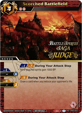 Scorched Battlefield (Judge Pack Vol. 1) (1012) [BSSP] - Battle Spirits Saga Single