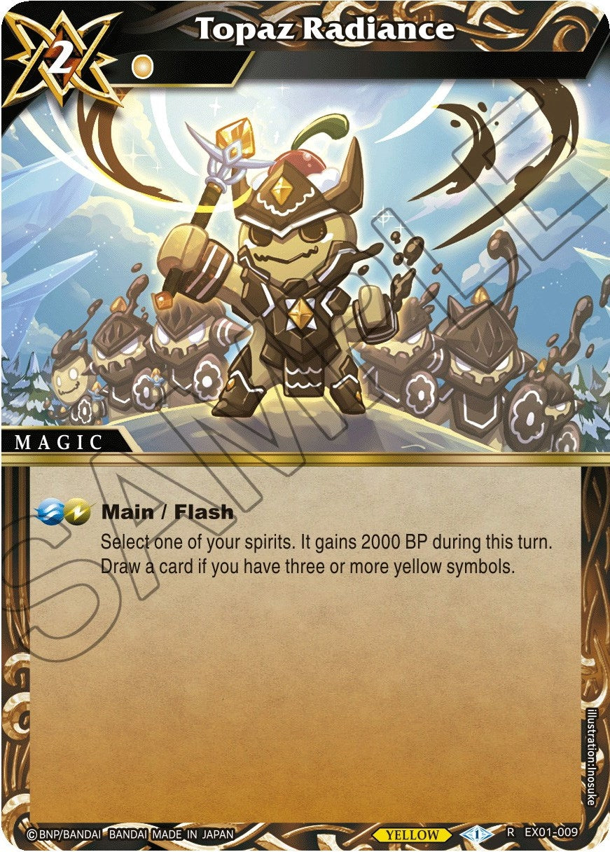 Topaz Radiance (1009) [EX01] - Battle Spirits Saga Single