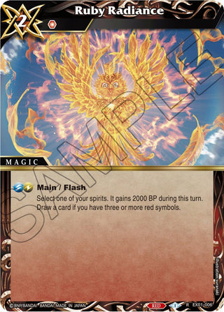 Ruby Radiance (1006) [EX01] - Battle Spirits Saga Single