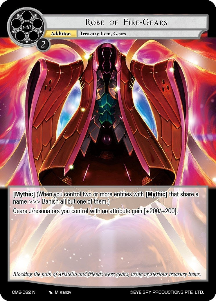 Robe of Fire-Gears (82) [CMB] - Force of Will Single