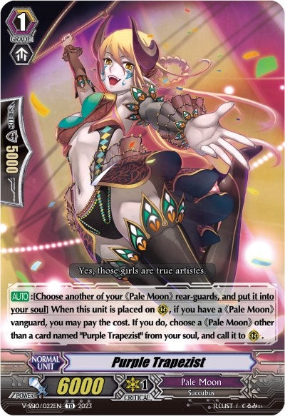 Purple Trapezist (Foil) (10022) [V-SS10] - Cardfight Vanguard Single