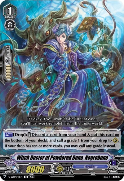 Witch Doctor of Powdered Bone Negrobone (Foil) (10048) [V-SS10] - Cardfight Vanguard Single