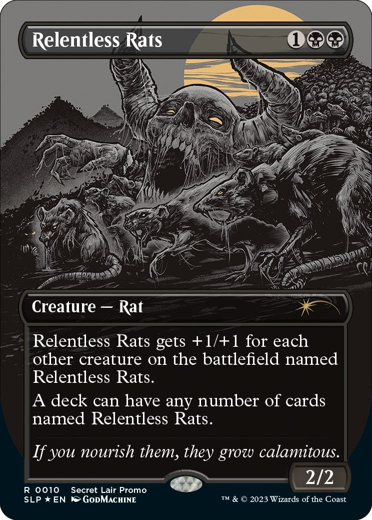Relentless Rats (0010) (10) [SLP] - MTG Single