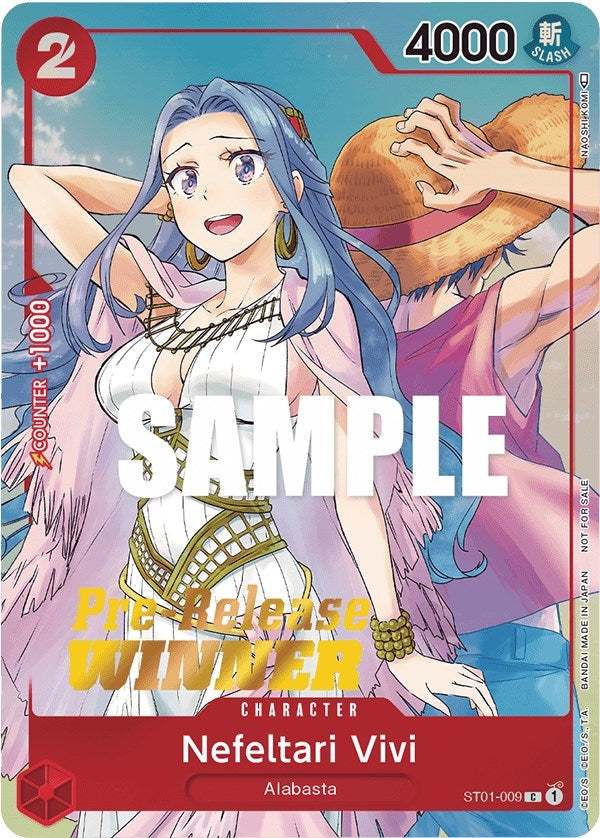 Nefeltari Vivi (OP-03 Pre-Release Tournament) [Winner] (1009) (OP-PR) - One Piece Card Game Single