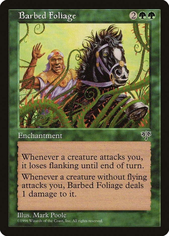 Barbed Foliage [MIR] - MTG Single