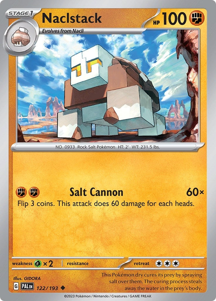 Image for Naclstack (122/193) (SV02: Paldea Evolved) - Pokemon