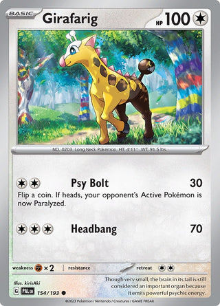 Girafarig (154/193) (SV02: Paldea Evolved)