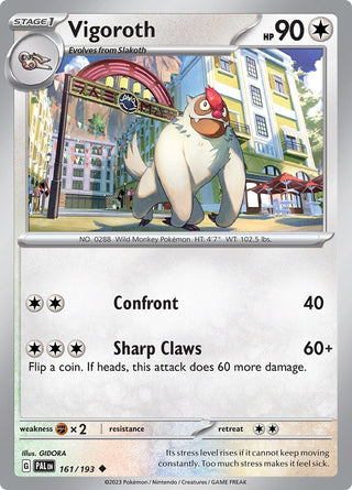 Vigoroth (161/193) (SV02: Paldea Evolved)
