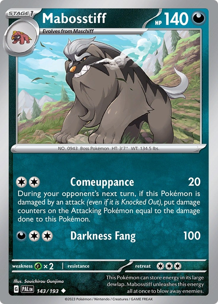 Image for Mabosstiff (143/193) [SV02: Paldea Evolved]