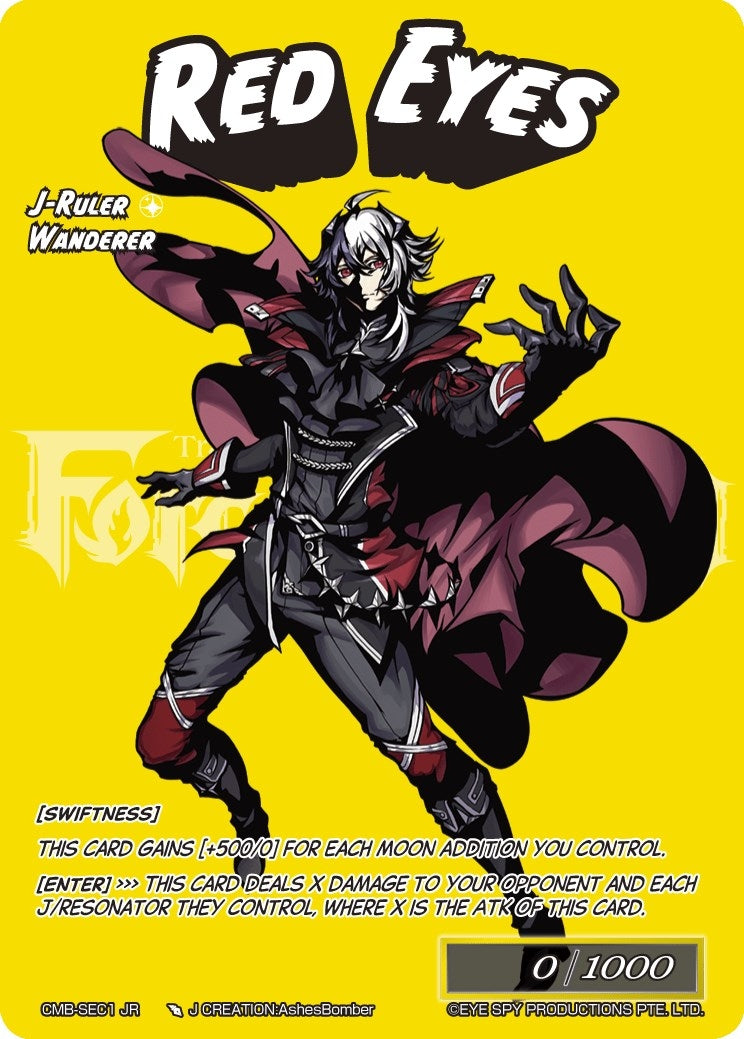 Ascending to the Crimson Moon // Red Eyes (Secret) (1) [CMB] - Force of Will Single
