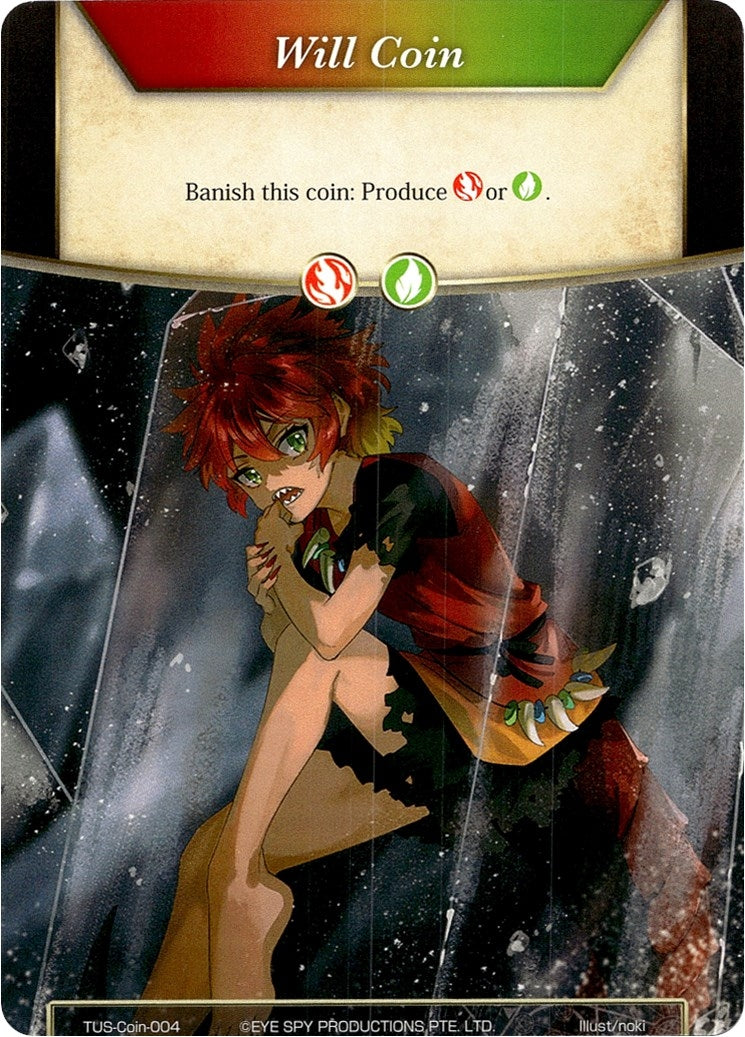 Will Coin - Coin-004 - Ki Lua (0) [TUS] - Force of Will Single
