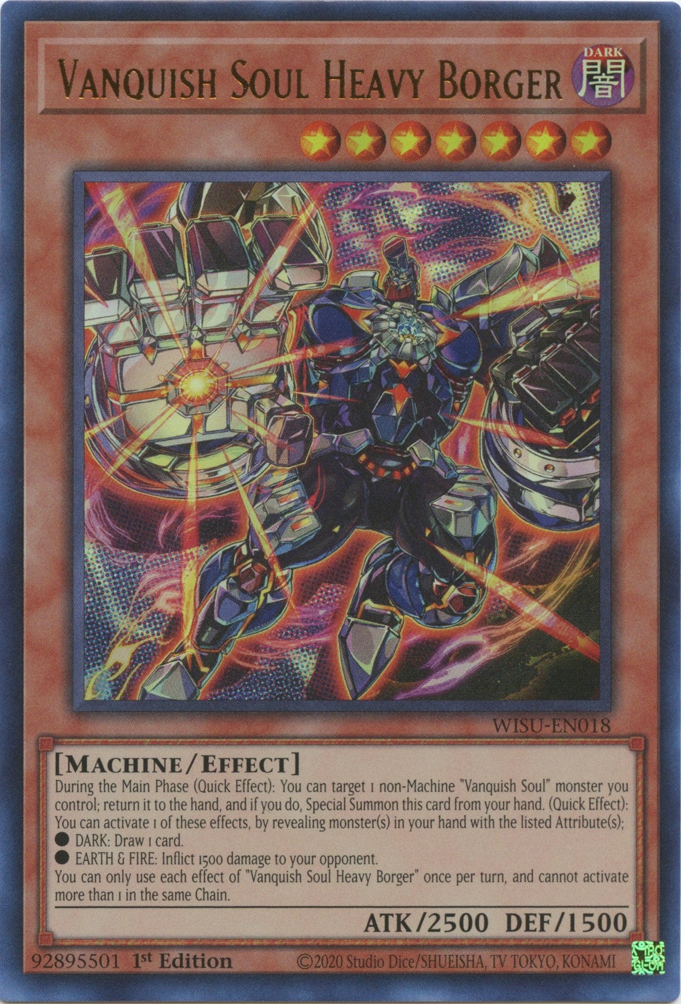 Vanquish Soul Heavy Borger (18) (WISU) - YuGiOh Single