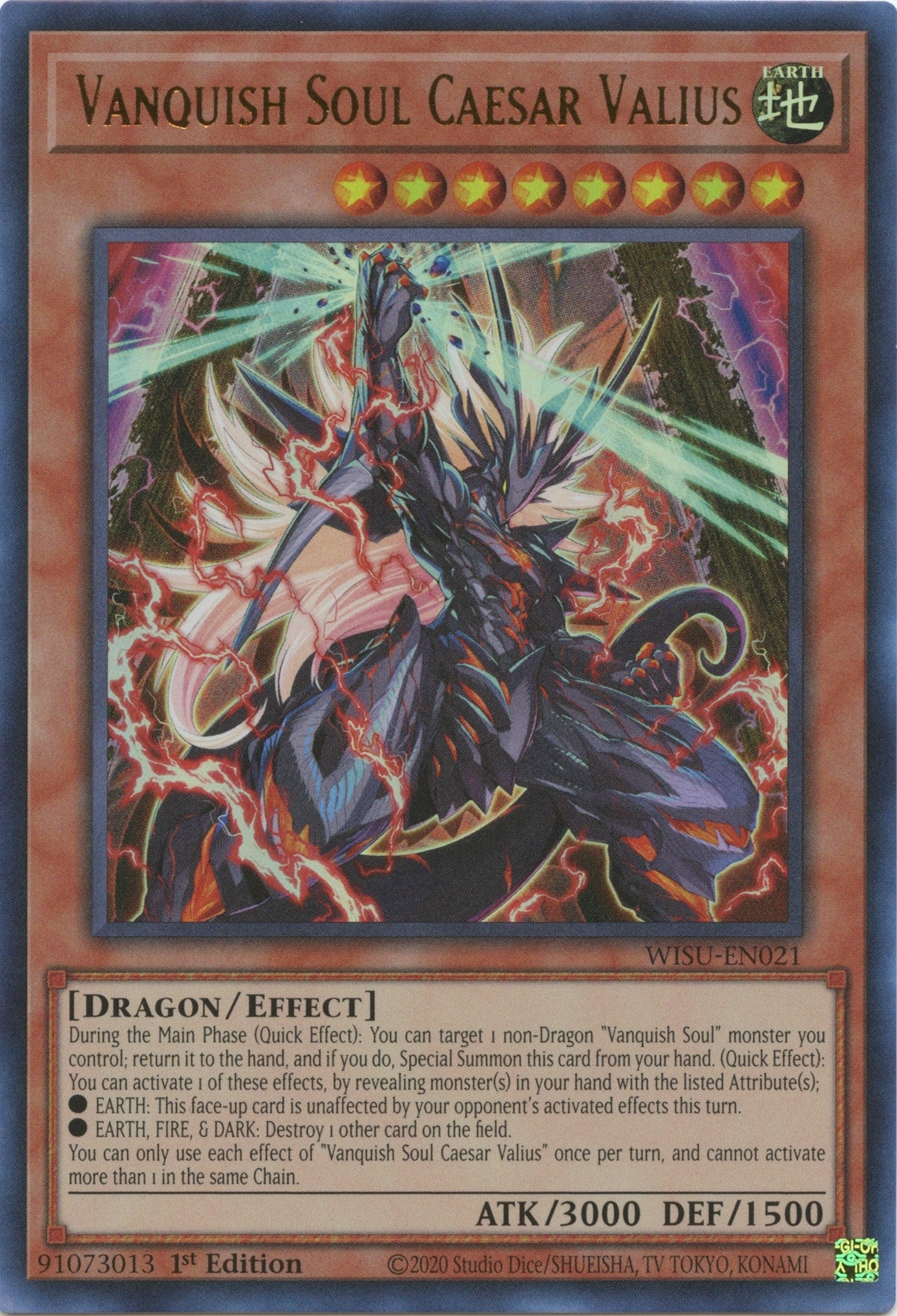 Vanquish Soul Caesar Valius (21) (WISU) - YuGiOh Single